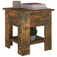 thumbnail image 2 of vidaXL Coffee Table Smoked Oak 40x40x42 cm Engineered wood, 2 of 4