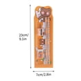 thumbnail image 3 of School Supplies Set for Kids - 5-Piece Stationery Kit with Pencils, Erasers, Ruler & Sharpener for Elementary Students, 3 of 5