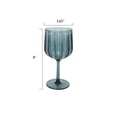 thumbnail image 4 of Better Homes & Gardens 17.7 oz. Blue Trian Wine Glass 4pc, 4 of 6