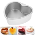 thumbnail image 4 of Heart Shaped Removable Bottom Aluminum Alloy Cake Pan for Mother's Day, 4 of 7