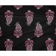 thumbnail image 4 of oneOone Polyester Lycra Fabric Leaves & Paisley Block Decor Fabric Printed BTY 56 Inch Wide, 4 of 4