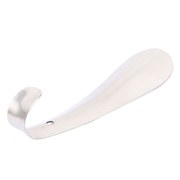 Unique Bargains Stainless Steel Handled Shoehorn Shoe Horn Lifter 14.5cm Long Silver Tone