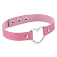 thumbnail image 1 of Femmes Filles Coeur Alliage Choker Creux Coeur Punk Choker Punk Collier Bijoux Parti Club Femme Cou Col, 1 of 8