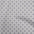 thumbnail image 1 of oneOone Rayon Light Gray Fabric Asian Ornamental Tile Craft Projects Decor Fabric Printed By The Yard 56 Inch Wide, 1 of 4