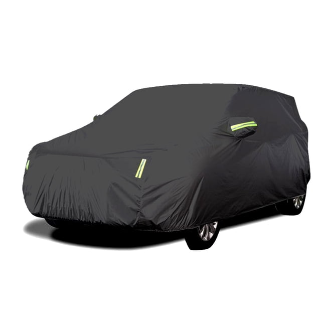 Housse de Voiture Housses Intégrales pour Berline avec Bande Réfléchissante Protection Solaire Antipoussière et Imperméable Résistant aux Rayures Universel TTG