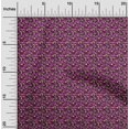 thumbnail image 2 of oneOone Viscose Jersey Fuschia Pink Fabric Abstract Craft Projects Decor Fabric Printed By The Yard 60 Inch Wide, 2 of 4