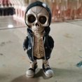 thumbnail image 2 of Skull Statue Gift Eye-catching Creative Unique Decoration Fun Gift Skeleton Ornament, 2 of 5