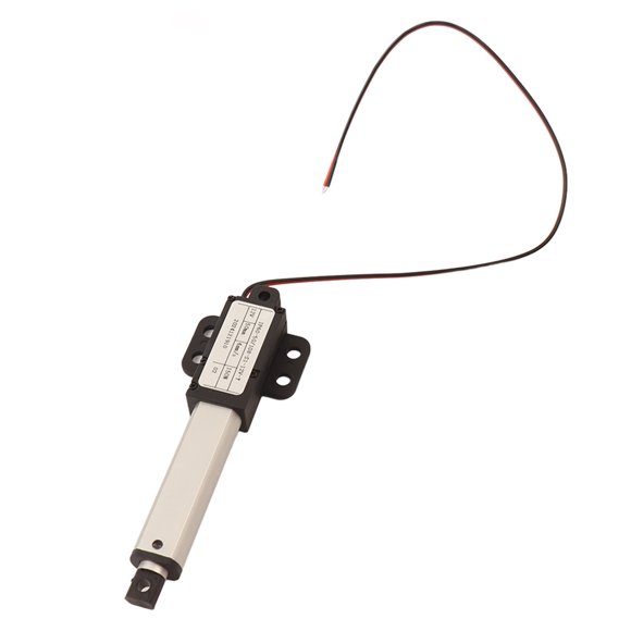 Vérin Linéaire à Vis en T 12V, Course de 50 mm, Mini Moteur Électrique à Vérin Linéaire avec Interrupteur de Limite Interne pour Appareils Ménagers, Automobile, Industrie, Restauration, Installations de Ventilation