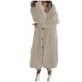 thumbnail image 1 of Pompotops Women Casual Solid Knitting Loose Cardigan Long Sleeve Sweaters Tops Clearance, 1 of 6