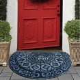 thumbnail image 4 of DEBGFS Clearance Half Circle Rug Front Door Mat Outside Entrance Half Moon Outdoor Mat Welcome Mat Outdoor Door Mat Outdoor Entrance Outside Door Mats for Front Door Entry Home Decor A,a, 4 of 7
