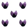thumbnail image 3 of Decodeary Professional Hair Plate Mesh Pocket Practical Snood Net Elegant And Professional Two-Bows-purple 5Set, 3 of 6