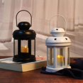 thumbnail image 4 of Candle Stand Star Metal Wind-proof Hanging Lantern Multi-Color Decorations Craft Candlestick Bedroom Tabletop Coffee Shop, 4 of 6