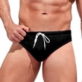 thumbnail image 1 of Men's Hawaii Soft Swimming Trunks - Triangle Swimsuit - Lace Up - Beach/Seaside - Polyester Spandex - S-XXL, 1 of 4