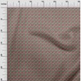 thumbnail image 3 of oneOone Georgette Viscose Dusty Teal Green Fabric Retro Map Craft Projects Decor Fabric Printed By The Yard 42 Inch Wide, 3 of 5