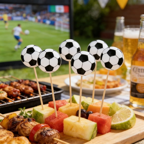 Homekingdee Ensemble de Décoration de Fournitures de Fête du Monde de la Tasse - Assiettes en Papier Jetables Gobelets Nappe pour Fêtes de Jardin à Thème Football Intérieur Extérieur