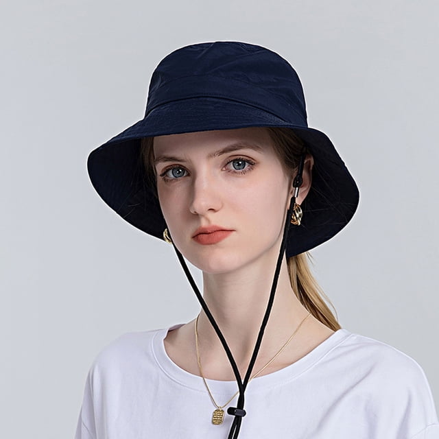 Women Sun Hat Wide Brim Protection Beach Hat Adjustable Bucket Hat Summer Hats