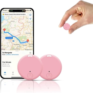 CUITING EasyFind Mini Traqueur GPS pour Véhicules Mini Traqueur GPS Mondial Localisateur de Voiture Traqueur de Voiture Suivi de Véhicule Localisateur Anti-Perte pour Système de Suivi (Noir 2 Pcs)