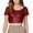Red, variant on Sexy Sparkling Sequins Backless Crop Top Multicolor T Shirt Women'S T-Shirts Gold L