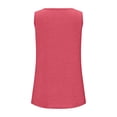 thumbnail image 5 of Timegard Camisoles pour Femmes Été Col Rond Sans Manches Blouse Confortable Tunique Décontractée à Porter avec des Leggings, 5 of 5