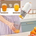 thumbnail image 4 of 180mL Portable Juicer Compact Slow Juicer USB Masticating Juicer for Fruit Vegetable Juicer Extractor Press Juicer Portable Small Juicer for Outdoor Travel Office Home Baby Food, 4 of 8