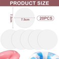 thumbnail image 2 of 20Pcs Vinyl Inflatable Patch Repair Kit Waterproof Swimming Ring Repair Patches Round, 2 of 9
