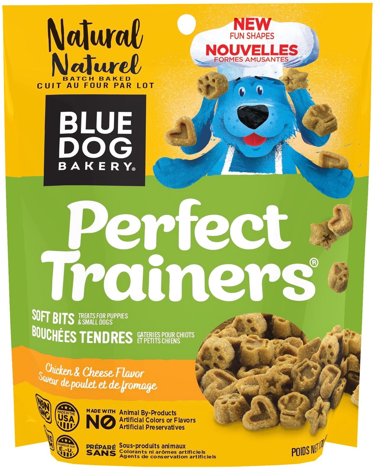 Blue Dog Bakery Perfect Trainers Chicken & Cheese Crunchy Training Dog Treats