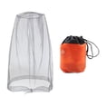 thumbnail image 1 of koolsoo Face Net Mesh with Carry Bag Head Protecting Net for Climbing Hiking Fishing Gray S, 1 of 9