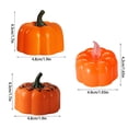 thumbnail image 3 of NAOJIE 12 Pack Pumpkin Tea Lights Fall Decorations,LED Orange Pumpkin Lights Flame Less Candles Battery Operated Halloween Pumpkins Flickering Candles for Thanksgiving Table Decor(A), 3 of 5