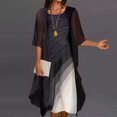 thumbnail image 1 of CHOK Ensemble Deux Pièces pour Femmes Robe Midi à Imprimé Floral avec Cardigan en Mousseline Sans Manches Grande Taille Robes d'Invitée de Mariage Robes de la Mère de la Mariée 2022, 1 of 7