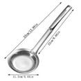 thumbnail image 3 of Passoire à Mailles Fines pour Vaisselle pour Filtrer - Gadget de Cuisine en Acier Inoxydable 304 avec Poignée - Passoire Sans Perçage Durable de Qualité Alimentaire pour Rincer et Tamiser, 3 of 8