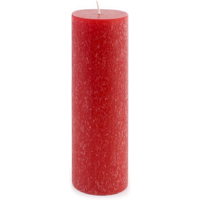 Root Candles 33968 Unscented Timberline Pillar Candle, 3 x 9-Inches, Red