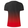 thumbnail image 4 of Qertyioot Grand et Grand Été Mode Casual Hommes Col Rond Imprimé T-shirt Top, 4 of 5