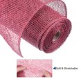 thumbnail image 3 of Unique Bargains PP Burlap Mesh 10' x 10 Yards Decorative Wrapping Ribbon, Burgundy 1 Roll, 3 of 5