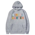 thumbnail image 2 of RXIRUCGD Ladies' Casual Hooded Sweatshirt Jacket, Gray, Size: 3XL, 2 of 4