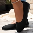 thumbnail image 2 of Dakaela Ballerines Chaussures Plates Femmes Habillées Bout Rond à Enfiler Ballerine Marche Mocassins à Petit Talon Compensé, 2 of 9