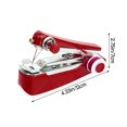 thumbnail image 2 of IMENGL Clearance! Delayuji Home Decor Portable Needlework Cordless Mini Hand-Held Clothes Fabrics Sewing Machine One Size Multi-Color, 2 of 3
