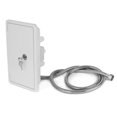 thumbnail image 4 of Robinet d'Extérieur Accessoire Extérieur Boîte de Douche Extérieure pour VR Trousse Double Valve Froid Chaleur Double Contrôle avec Tuyau Métallique Tête de Pulvérisation Verrou Clés 1/2 Po, 4 of 8