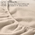 thumbnail image 5 of Bare Home Drap-Housse en Molleton Douillet - Molleton Polaire Ultra Moelleux - Drap à Poche Profonde - Lit Simple, Sable, 5 of 5