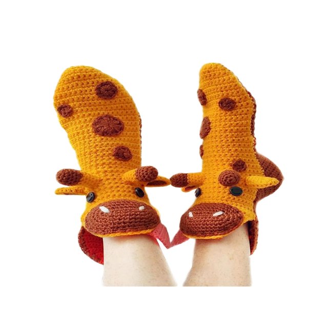 Knitted Crocodile Socks 3D Animal Socks Knitting Pattern Socks Fun Christmas Gift to Kids Adults