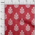 thumbnail image 2 of oneOone Coton Flex Rouge Tissu Asiatique Dabu Imprimé Matière de Robe Tissu Imprimé Tissu au Mètre 40 Pouces de Large, 2 of 4