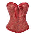 thumbnail image 1 of Shapewear Bodysuit for Evening Dress with Lace Up Bustier and Corset Detailing in Category, 1 of 2