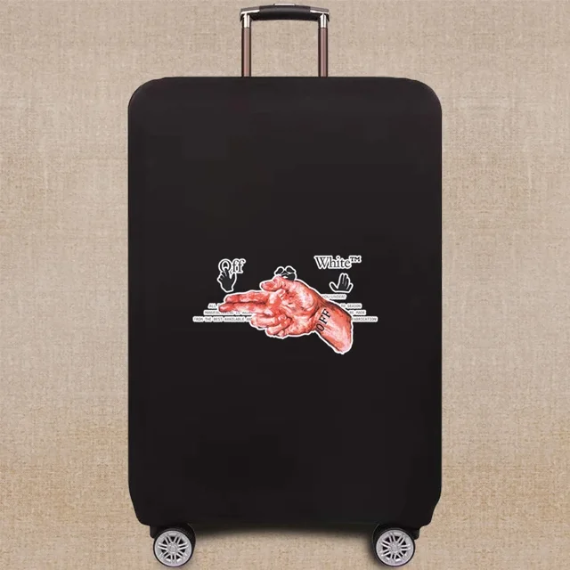 Luggage Protector Covers Travel Accessories Suitcase Cover Hand Pattern Series Elastic Luggage Cover Apply 18-32 Inch 1Hand002 L