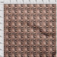 thumbnail image 4 of oneOone Velours Brun Rouille Tissu Papillons Couture Projets d'Artisanat Tissus Imprimés au Yard 58 Pouces de Large, 4 of 4