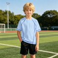 thumbnail image 2 of Gyexs Swim Shirts for Boys Short Sleeve Quick Drying Rashguard Water Shirts Back To School Clothes Light Blue 11-12 Years, 2 of 6