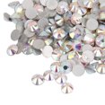 thumbnail image 4 of tredstone Strass à Dos Plat Rond en Cristal de Verre Blanc Scintillant SS16 1400 Pcs, 4 of 6