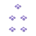 thumbnail image 3 of Decodeary 50pieces Low Maintenance Soft Texture Fabric For Albums And Decorations Realistic Appearance Fiber Wide Application Purple 4.5cm 5Set, 3 of 6