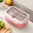 thumbnail image 1 of Insulated And Sealed Portable Compartmented Lunch Box For Students And Office Workers That Can Be Microwaved, 1 of 8