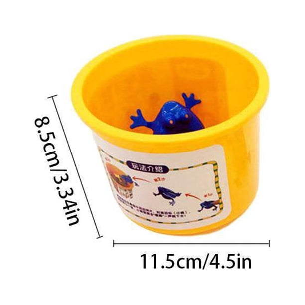 Generic Jouets Interactifs de Saut de Grenouille de 12 Pièces Appuyant sur les Doigts Ensemble de Grenouilles Sautantes pour la Compétition Multijoueur, Interaction Parent-enfant, Excellente Matière