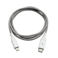 thumbnail image 1 of blackweb ™ 0.9 meter Lightning to USB-C Connector Charge & Sync Cable (White), 1 of 2