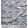 thumbnail image 1 of Soimoi Rayon Fabric Leaves & Aster Floral Print Fabric by Yard 56 Inch Wide, 1 of 3
